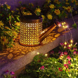 Load image into Gallery viewer, Solar Powered Watering Can Outdoor LED Lamp