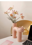 Load image into Gallery viewer, Cute Cat Ceramic Vase Home Decoration
