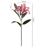Load image into Gallery viewer, Artificial Lily Branch Silk Fake Flower
