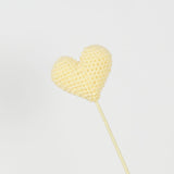 Load image into Gallery viewer, Set of 10pcs Finished Crochet Heart Shaped Wand Picks Valentine&#39;s Day Gift