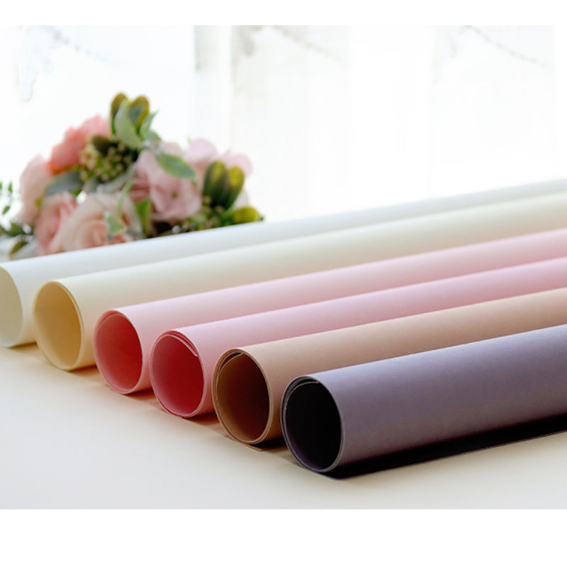 20 Sheets Colored Korean Wrapping Paper for Bouquets – Floral Supplies Store