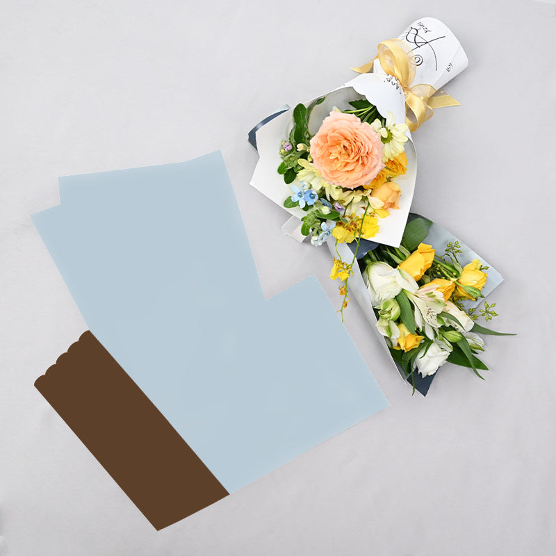 Dropship 20 Sheets Single Rose Flower Wrapping Paper Small Bouquet  Cellophane Florist Paper Gift Wrapping, 20x12 Inch, Blue to Sell Online at  a Lower Price