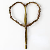 Load image into Gallery viewer, Set of 5 Heart Shaped Rattan Vine Branch for Heart Bouquet Arrangement