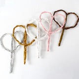 Load image into Gallery viewer, Set of 5 Heart Shaped Rattan Vine Branch for Heart Bouquet Arrangement