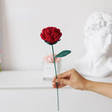 Load image into Gallery viewer, Set of 5pcs Finished Crocheted Gradient Rose Handmade Artificial Flower Branch