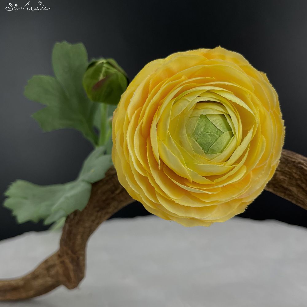 Peach Ranunculus Boutonniere