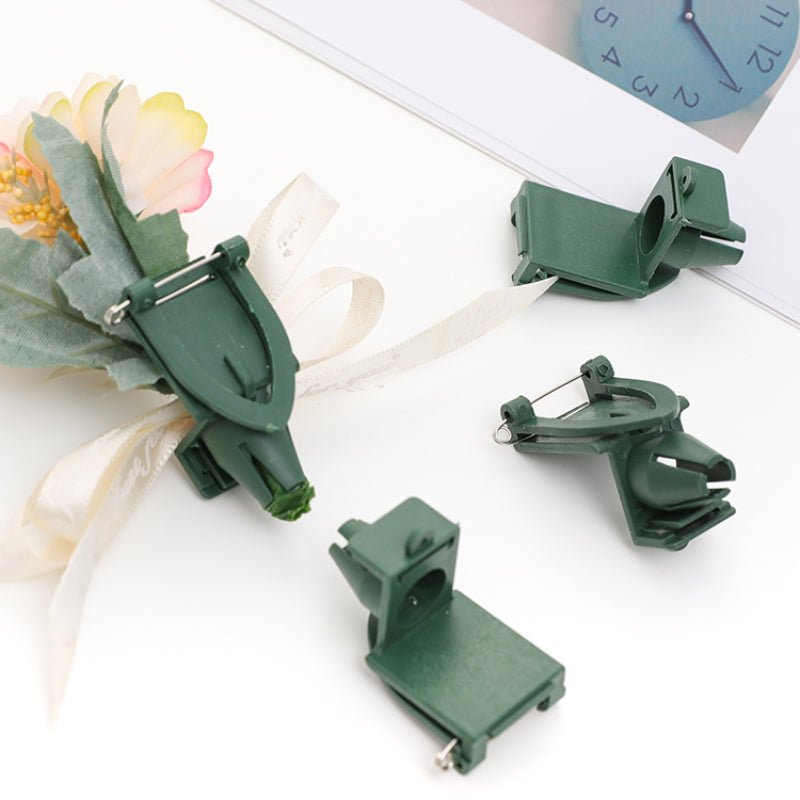 Floral Boutonniere Magnets Plastic Safety Pins Holder