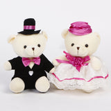 Load image into Gallery viewer, Wedding Plush Bear Doll Set Wedding Car Decoration