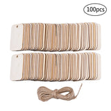 Load image into Gallery viewer, Wood Slice Blank Gift Tags Pack 100