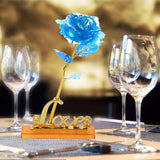 Load image into Gallery viewer, Plastic Plated Rose Artifical Flower Valentine&#39;s Day Gift