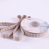 Load image into Gallery viewer, Double-sided Thick Plaid Ribbon 15mm X 10Yd