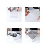Load image into Gallery viewer, Heart-shaped Hollow Square Mirror Silver Flower Box