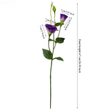 Load image into Gallery viewer, Artificial Lisianthus Silk Flower Long Stem