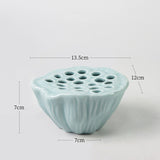 Load image into Gallery viewer, Ceramic Lotus Root Vase Japanese Flower Arrangement Container