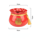 Load image into Gallery viewer, Chinese New Year Good Fortune Bucket Flower Vase