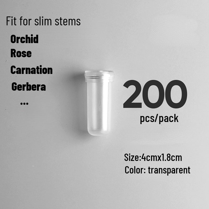 30 Pack Stem Water Tubes for Flowers with Caps, Extendable Vials for Floral  Arrangements, Florist Supplies (12 In) 