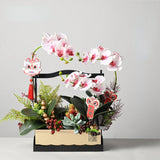 Load image into Gallery viewer, Chinese New Year Flower Arrangement Container Basket