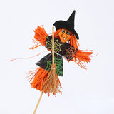 Load image into Gallery viewer, Witch Scarecrow Decorative Halloween Floral Picks