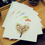 Load image into Gallery viewer, 7 sheets Thicken Creative Colorful  &quot;Love tree&quot; Postcard Set / Gift Greeting Card Assorted / Birthday Cards Lot Message Card