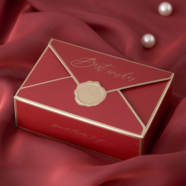 Vintage Envelope Shaped Party Favor Gift Box Pack 10 – Floral Supplies ...