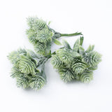 Load image into Gallery viewer, 6pcs Plastic floristics artificial plants wedding decorative flowers needlework brooch vases for home decor christmas garland