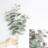 Load image into Gallery viewer, Artificial Leaves Branch Retro Green Silk Eucalyptus Leaf for Home Decor Wedding Plants Faux Fabric Foliage Room Decoration 68CM