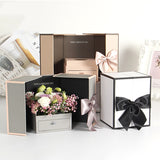 Load image into Gallery viewer, Cardboard Drawer Gift Wrap Box with Ribbon Bow