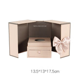 Load image into Gallery viewer, Cardboard Drawer Gift Wrap Box with Ribbon Bow
