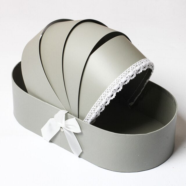 Cradle Shaped Paper Gift Wrapping Box – Floral Supplies Store