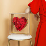 Load image into Gallery viewer, Transparent Acrylic Heart Box for Floral Design