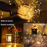 Load image into Gallery viewer, Fairy Light 1M 5M 10M 100 LEDS Starry String USB Lights Fairy Micro LED Transparent Wire for Party Christmas Wedding 6 Colors