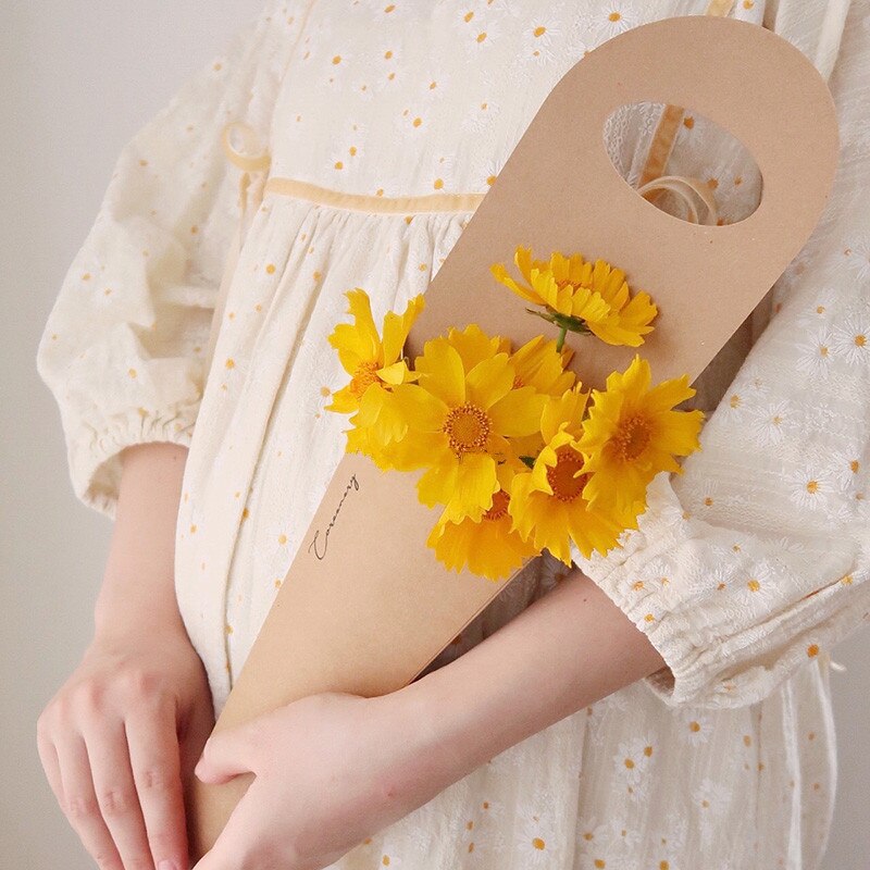 Kraft Paper Bouquet Bags with Handle (50 pieces Kraft Paper Bouquet Bags with Handle (50 pieces