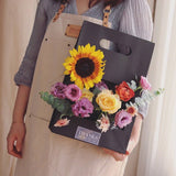 Load image into Gallery viewer, Set of 5 Flower Gift Warp Cardboard Bags