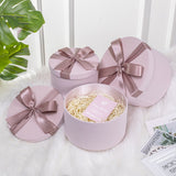 Load image into Gallery viewer, Velvet Round Gift Wrap Box with Ribbon
