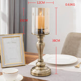 Load image into Gallery viewer, Crystal Candle Holders Candle Lantern Gold Candle Holders Wedding Centerpieces Center Table Candlesticks Parties Home Decor