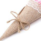 Load image into Gallery viewer, 10pcs 15*15cm Burlap Fabric Bouquet Flower Wrapping Sheets