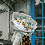 Load image into Gallery viewer, Waterproof Double-sided Newspaper Florist Paper Pack 20