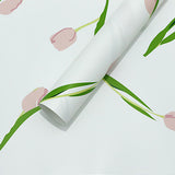 Load image into Gallery viewer, pink tulip printing kraft paper for flower wrapping