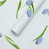 Load image into Gallery viewer, 20 Sheets Waterproof Tulips Floral Bouquets Wrapping Paper