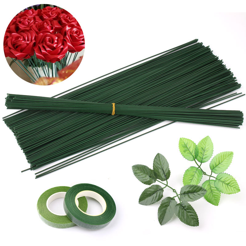 100pcs Green Floral Wire for Flowers Floral Stems Floral Design Suppli ...