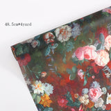 Load image into Gallery viewer, vintage floral wrapping paper roll