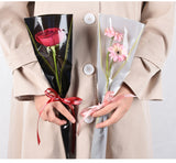 Load image into Gallery viewer, 50Pcs Single Rose Plastic Packaging Bags Flower sleeves