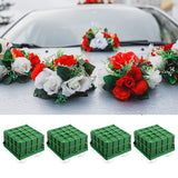 Load image into Gallery viewer, 4pcs Square Floral Foam Bricks with Sucker Floral Base Party Decor