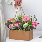Load image into Gallery viewer, Set of 10 Kraft Paper Flower Arrangement Boxes