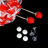 Load image into Gallery viewer, Chocolate Strawberry Bouquet DIY Material Kit 100pcs Bamboo Sticks with PVC Holders