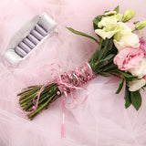 Load image into Gallery viewer, Pearl Beaded Organza Ribbon Wedding Bouquet Ribbon 1.2cmx10m