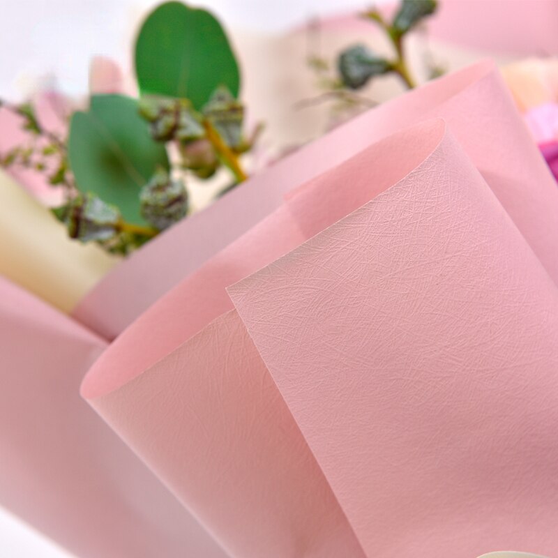 pink chanel flower wrapping paper